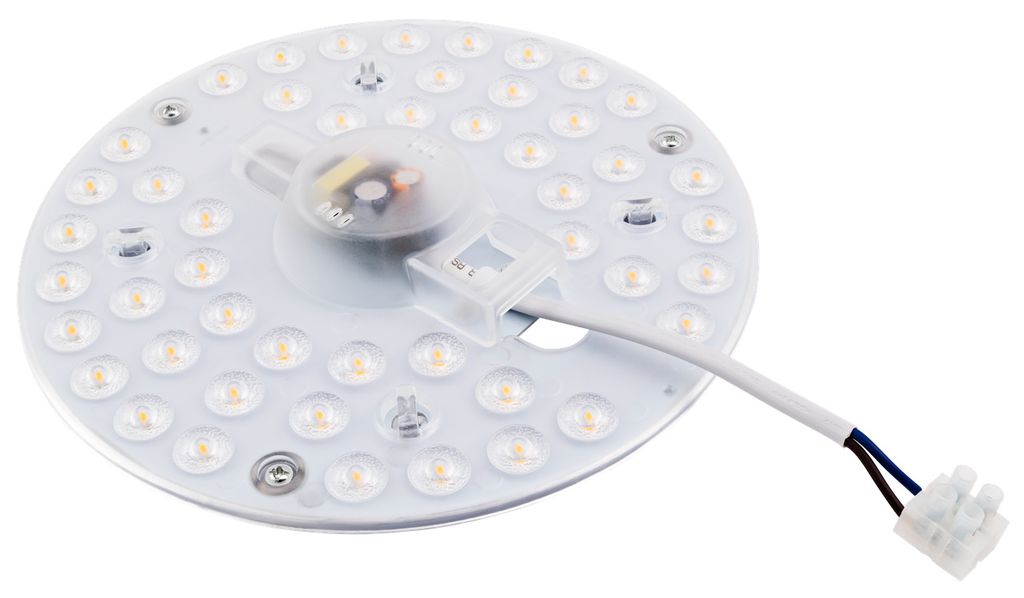 LED-Modul McShine, Umrüstsatz mit Magnethalterung, Ø18cm, 24W, 2.200 lm, warmweiß, 3000K, step-dimmbar