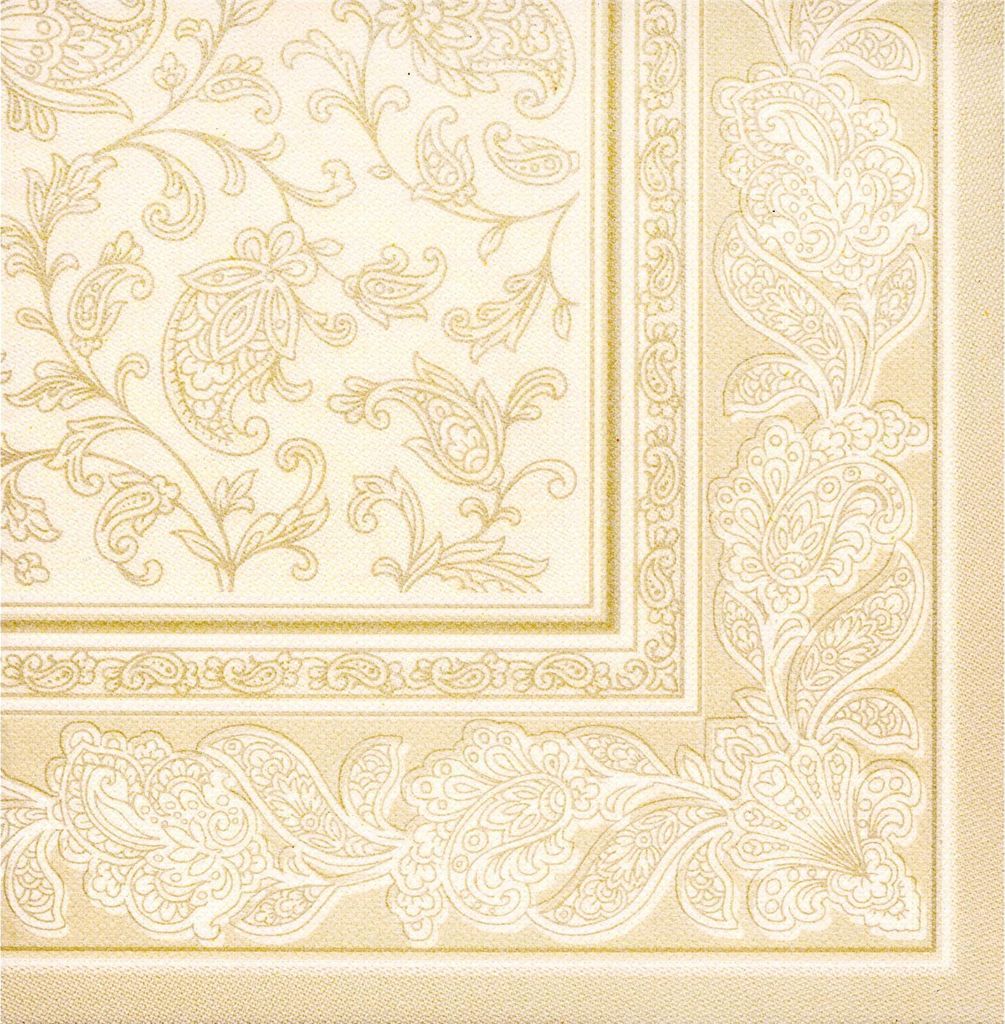 Papstar 11681, Champagner, Seidenpapier, Muster, 54 g/m², Produktbild 
