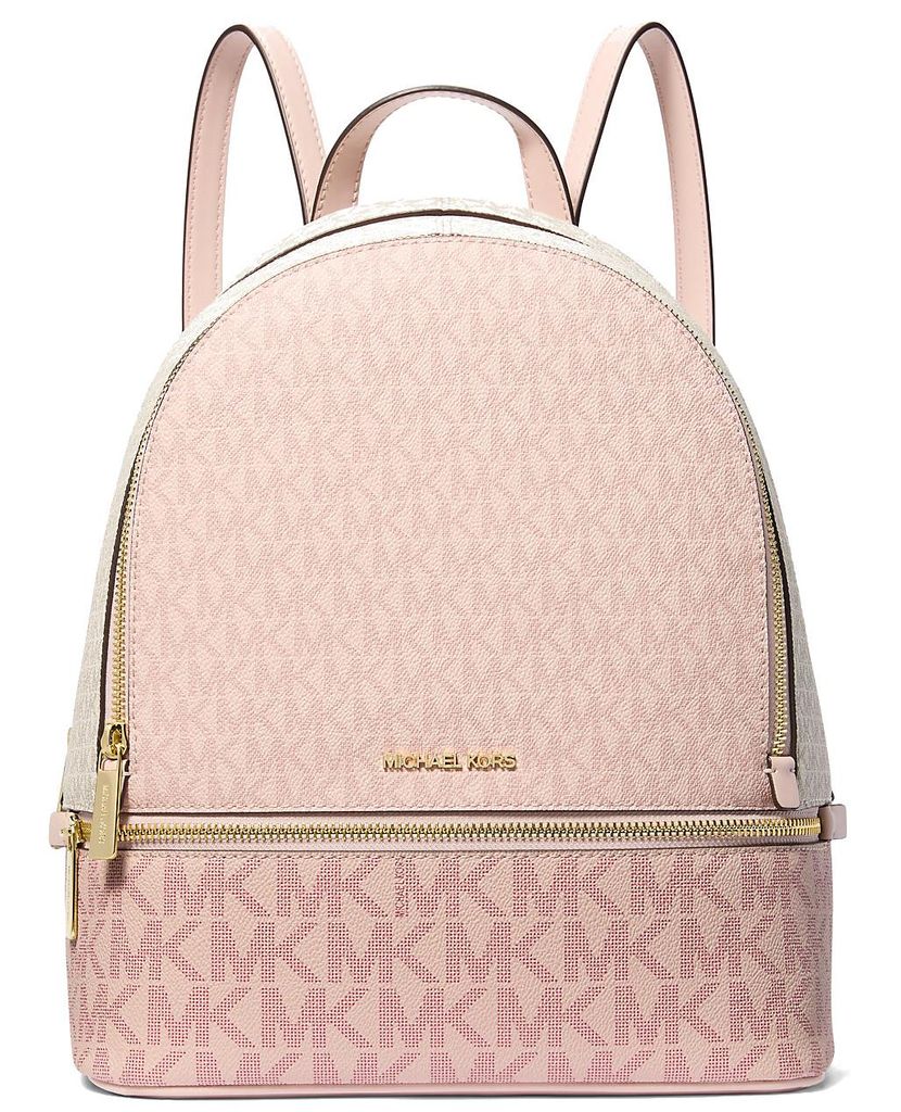Michael Kors Zaino Rhea Medium Signature Logo Powder Blush Immagine del prodotto 