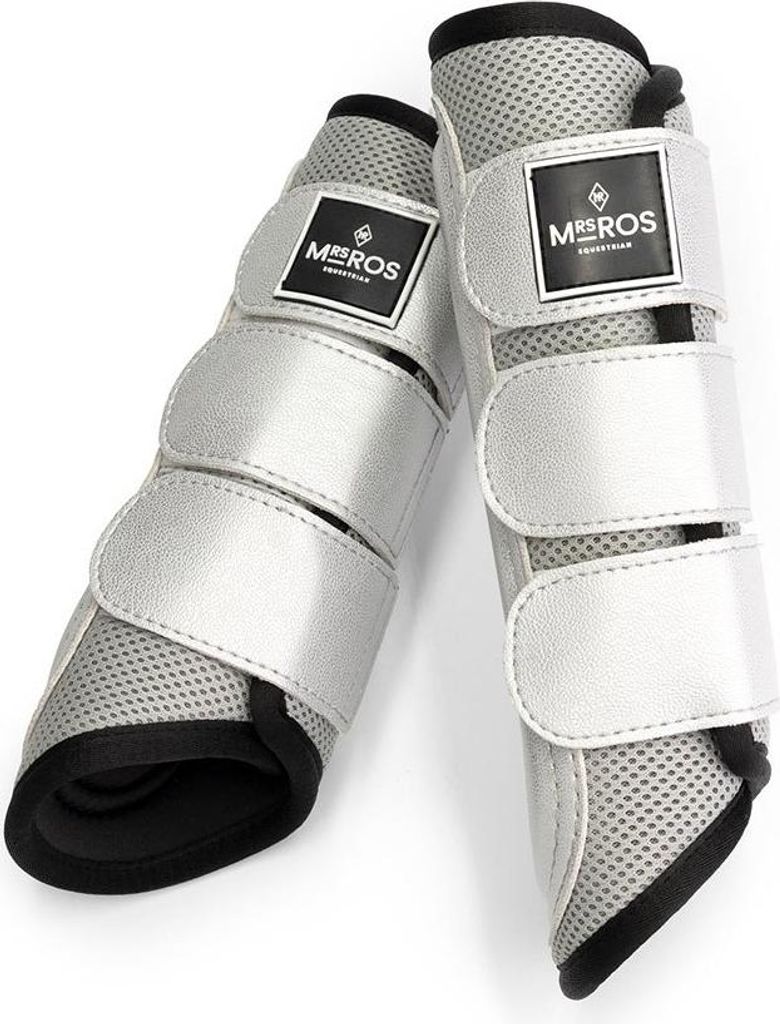 Mrs.ros Neoprene And Mesh Hind Horse Sehnenstiefel Grau Full Grau Full
