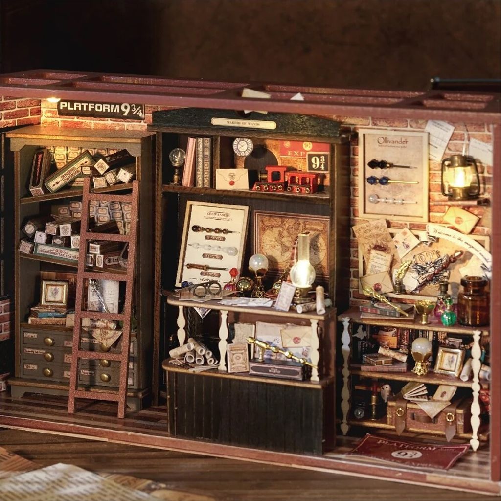 DIY Book Nook - Harry-Potter-Miniaturladen | Puzzle 3D | Produktbild 6