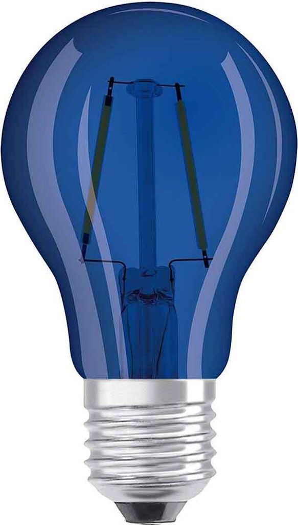 Osram Star Deco CL A, 2 W, E27, 10 lm, 15000 h, Blau Produktbild 