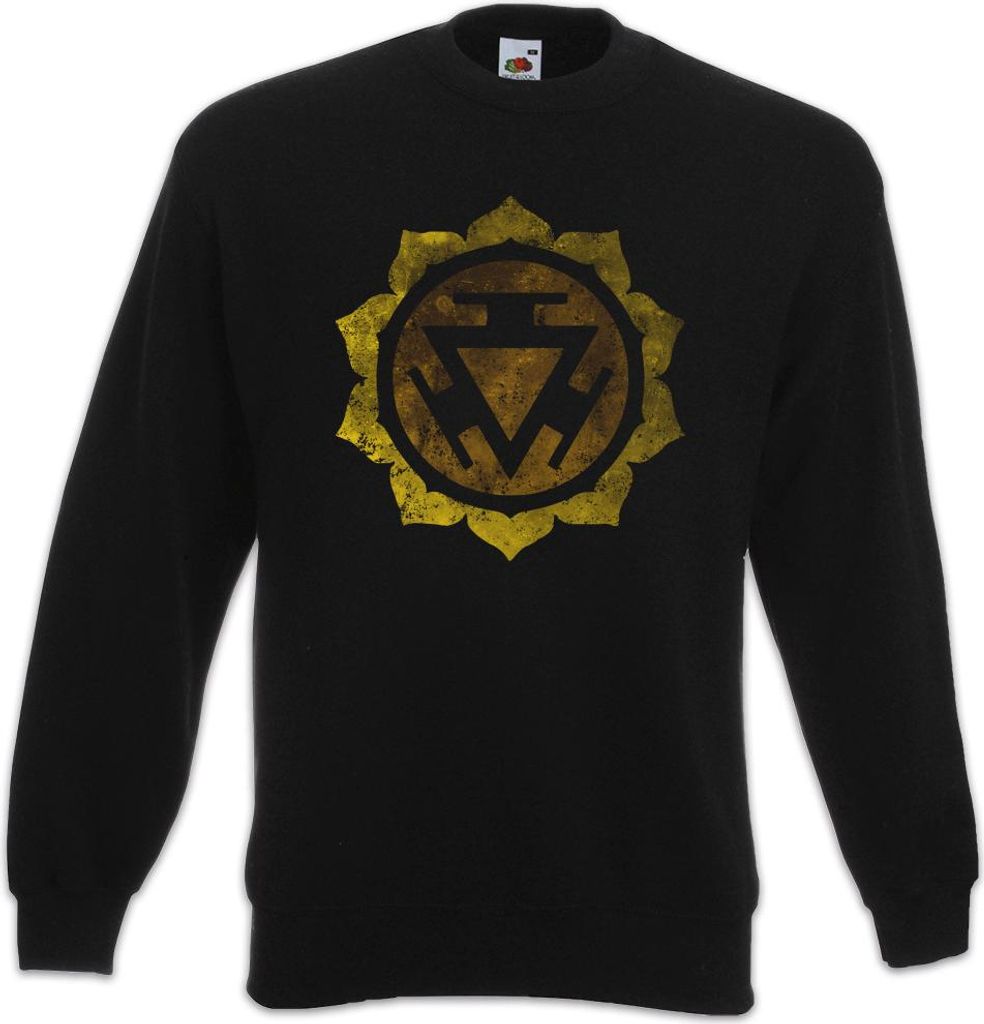 Urban Backwoods Chakra Manipura, Sweatshirt, Farbe: Schwarz, Größe: 2XL
