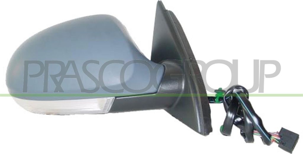 PRASCO VG0547323P Außenspiegel Seitenspiegel Rechts für VW Passat Variant (3C5) Beheizt Grundiert Elektrisch