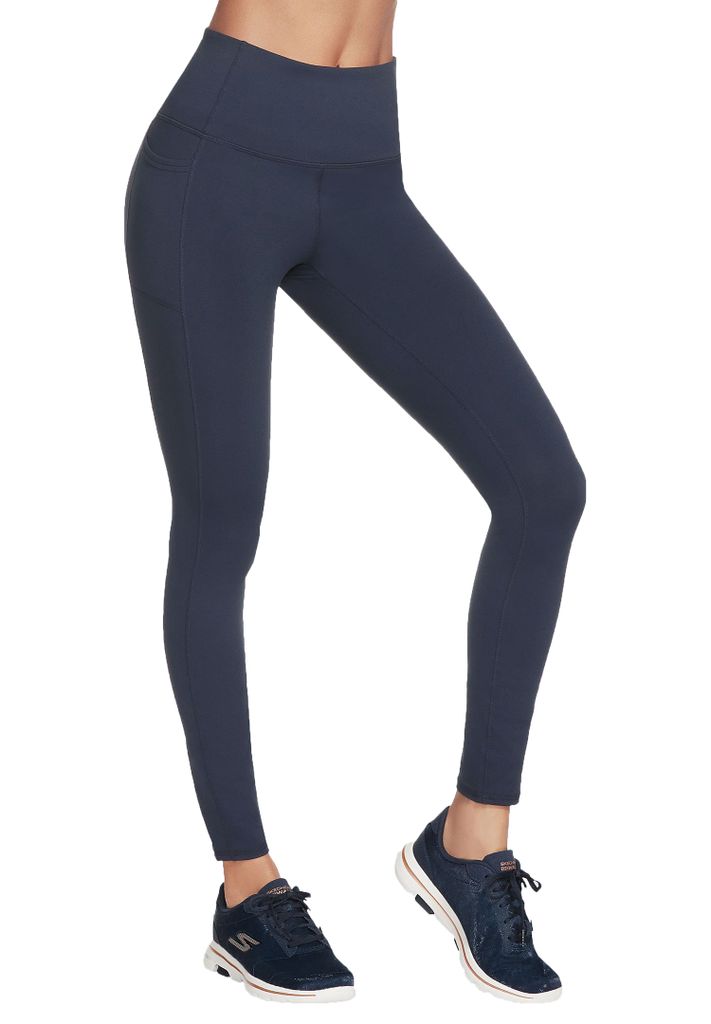 Skechers Apparel GO WALK HW Legging Damen Leggings W03LG30B 417 NVY navy , Bekleidungsgröße:XXXL