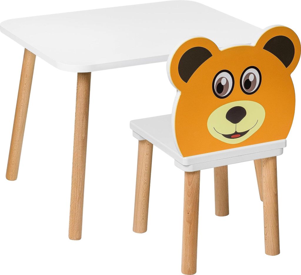 PlayPals Kinder Tisch Stuhl Set, Kindertisch, Stühle Table and Chairs for Kids, Kindermöbel, Kinderzimmer für Kinder ab 3,4,5,6,7 Jahre- Kinders...
