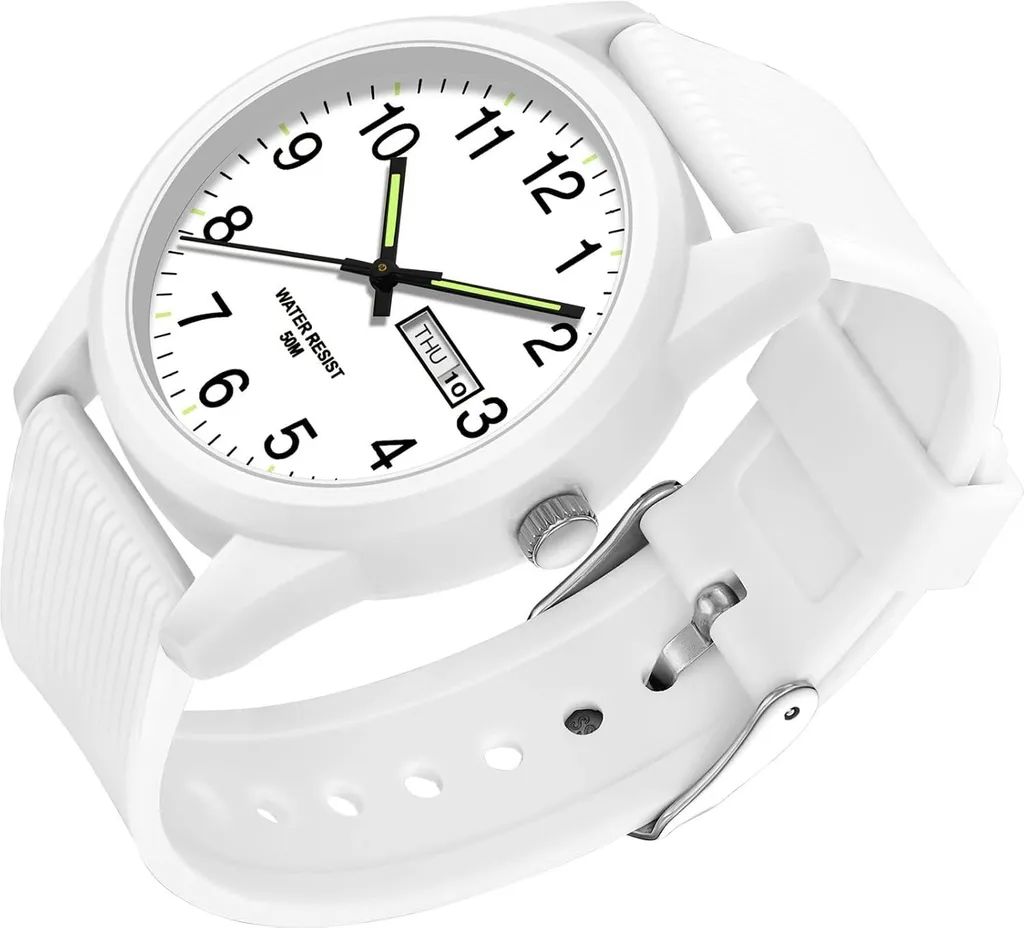 Orologio Sportivo Silicone Impermeabile 5 ATM - Lancette Luminose