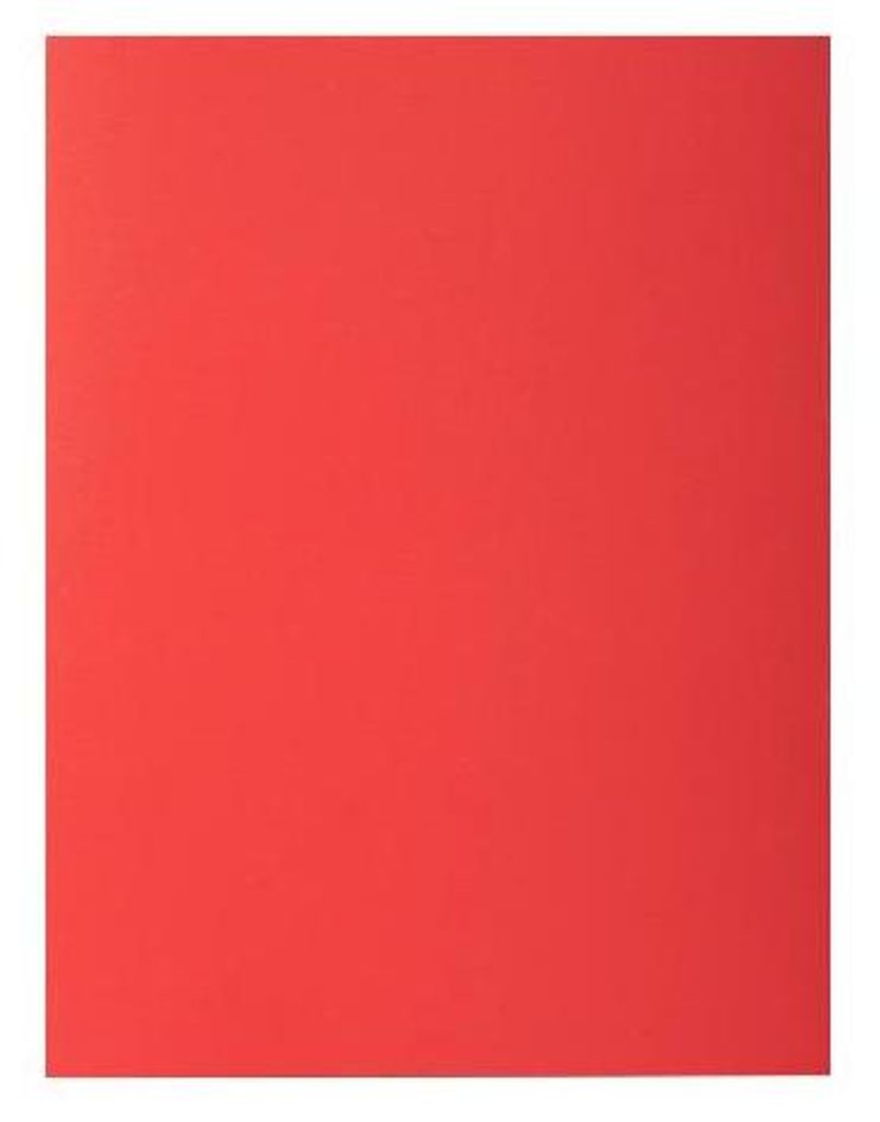 Exacompta 10x Pack 25 Aktenmappe, 2 Innenfächer, A4 oder A3, Rot, 415005E