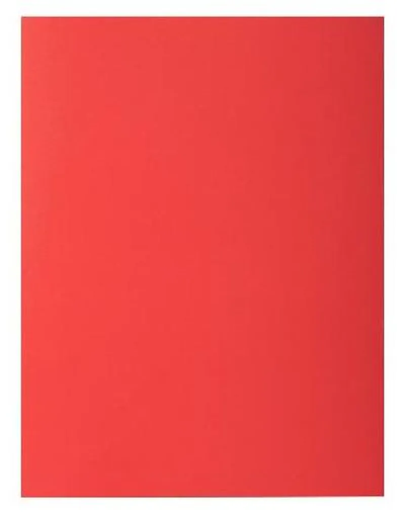 Pochettes cartonnées rouges 24x32 Exacompta Rock's 210g - 100 unités