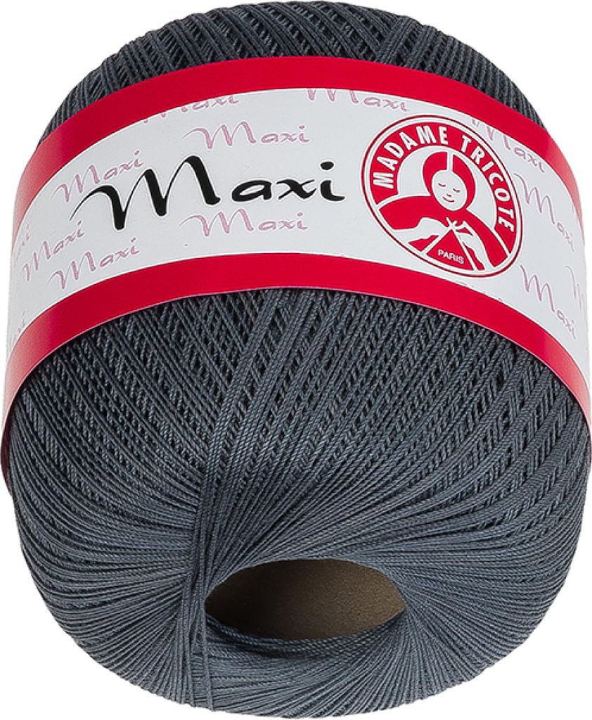 Przędza MAXI MT – 100 g / 565 m – szara Zdjęcie produktu 