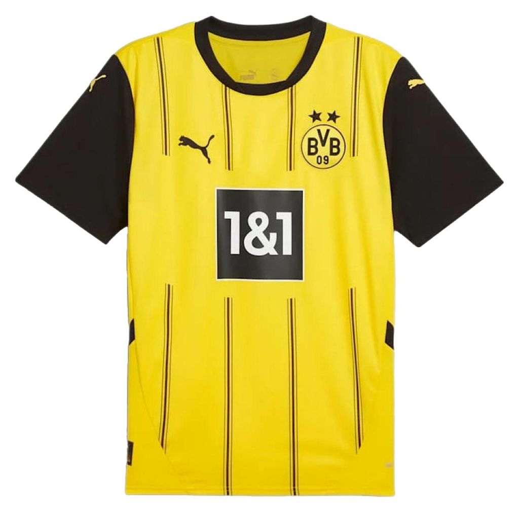 Puma - "Home Replica" T-Shirt für Herren PP5932 (M) (Gelb/Schwarz)