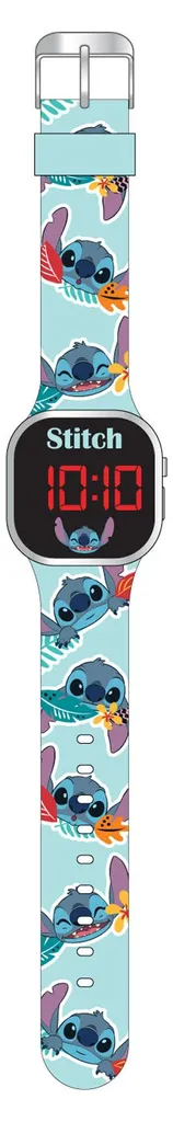Montre numérique Stitch pour garçon et fille avec affichage LED lisible
