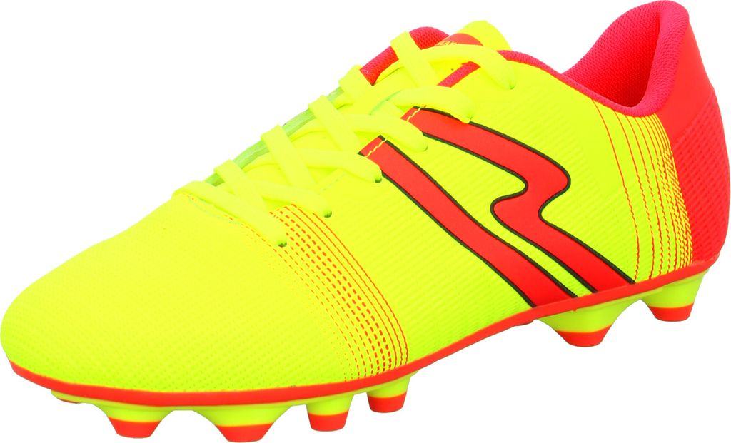 Sneakers Herren-Fußballschuh Neongelb-Pink, Farbe:gelb, EU Größe:46