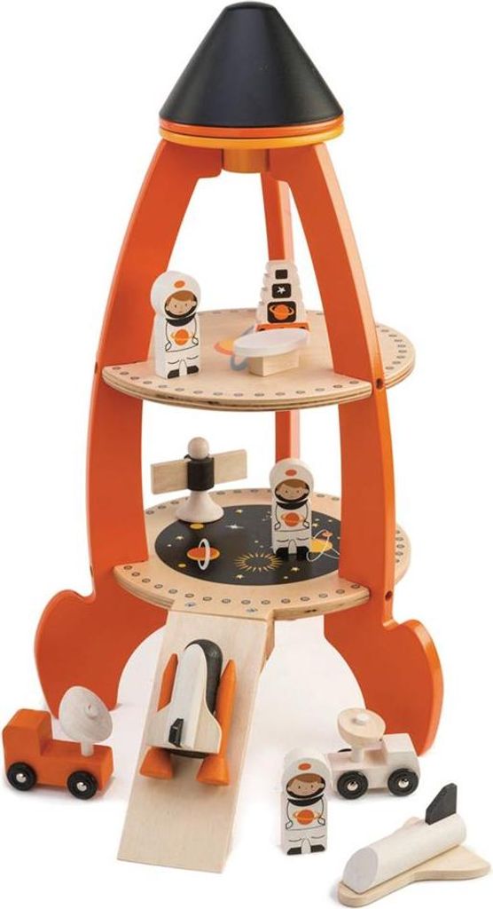 Jeu de fusée en bois Tender Leaf - Cosmic Rocket Jouets Image du produit 