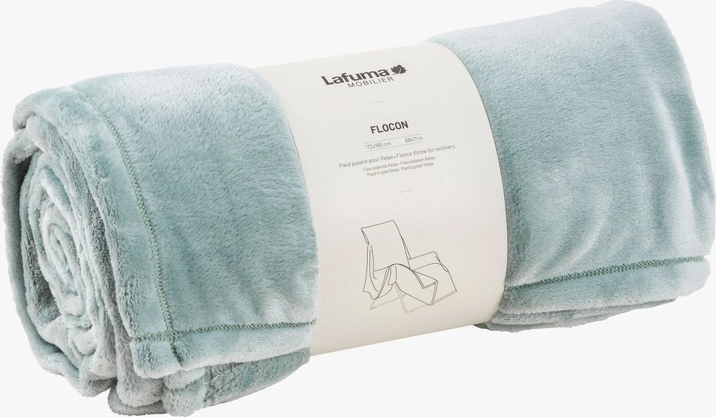 Lafuma Decke FLOCON RELAX, 100 % Polyester Fleece Boreale