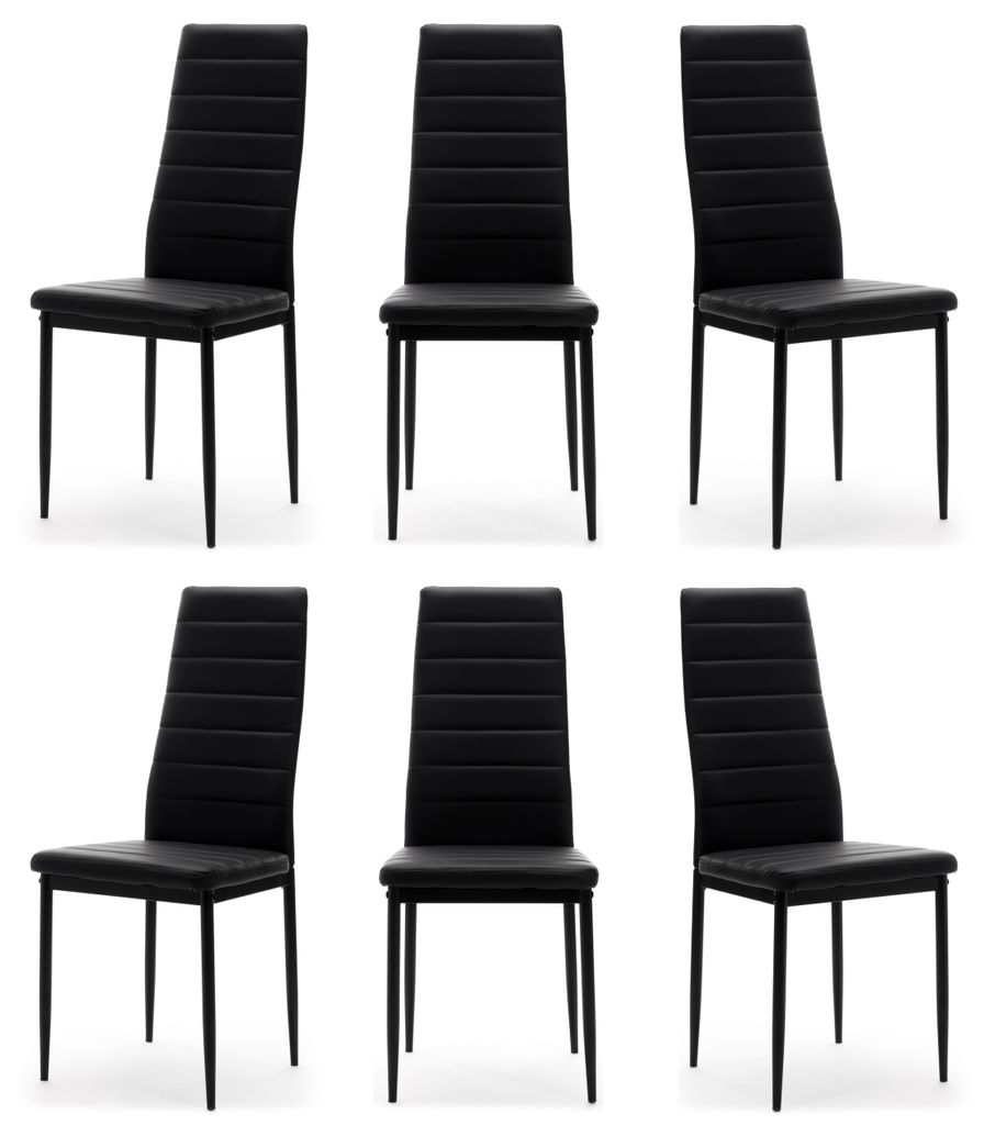 NEW HOME Zestaw krzeseł FADO 6x krzesła do jadalni z Zdjęcie produktu 
