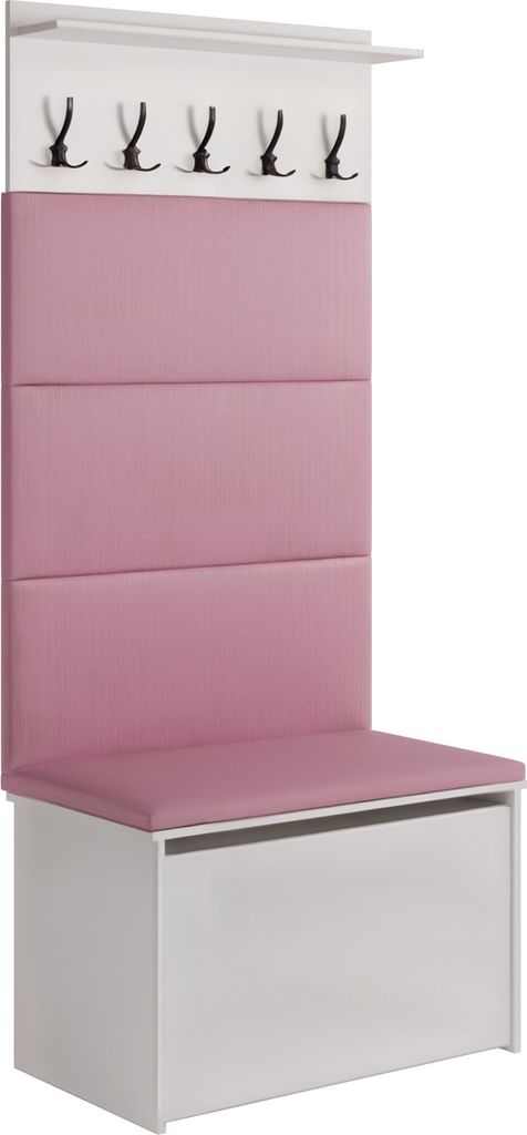 Schuhschrank mit Sitz und Kleiderbügel ANDY