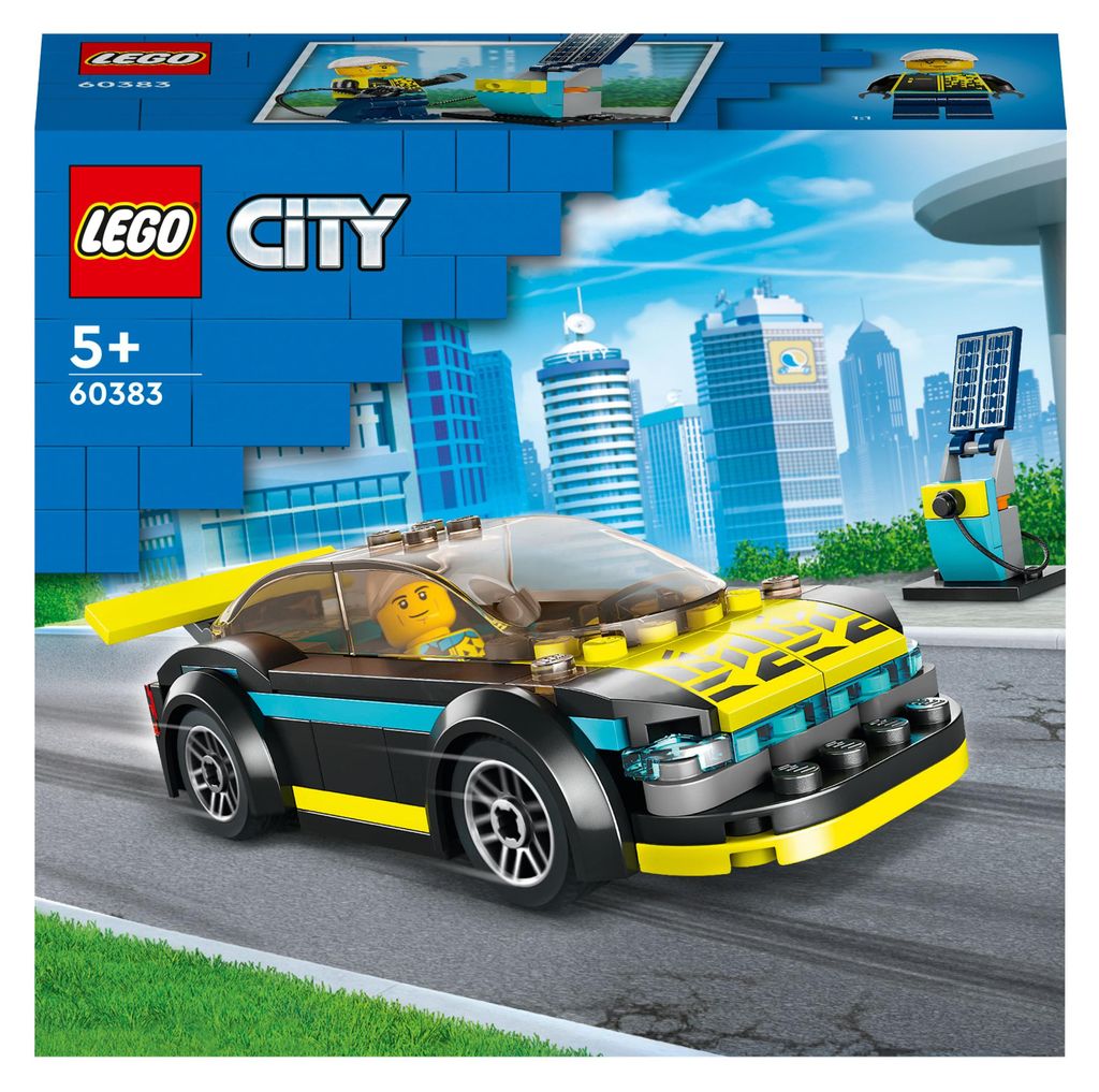LEGO 60383 City Elektro-Sportwagen Set, Rennwagen mit Produktbild 