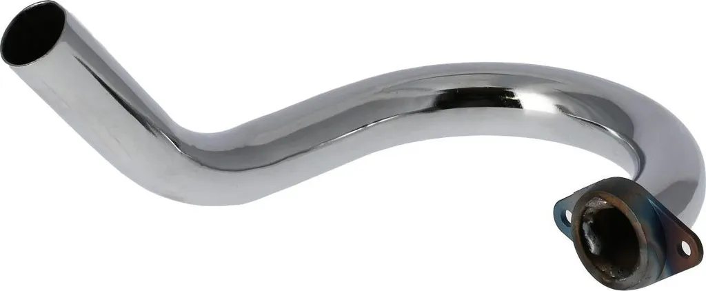 Adaptateur d'échappement à bride chromée pour Simson S70 S83 Enduro