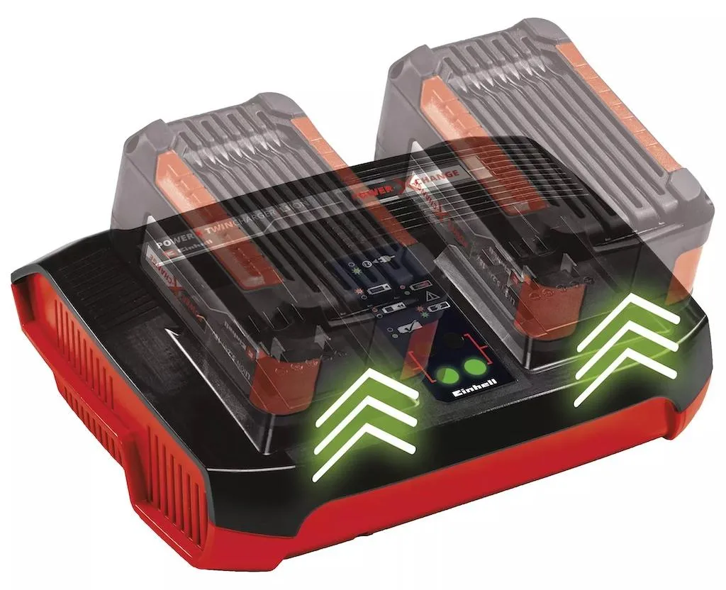 Kit batteries PXC 18V 5,2 Ah et chargeur double Twincharger Einhell