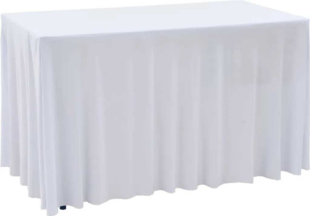 2x Tovaglie Elasticizzate 243x76x74 cm | Esposizione Fiera Professionale