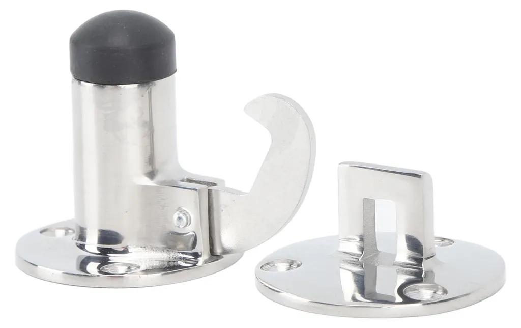 Anti-claquement de porte pour bateau et camping-car avec ressort inox