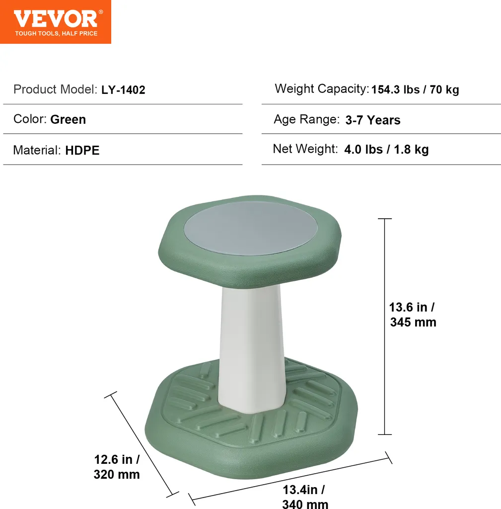 Supporto Sensoriale VEVOR: Sgabello Wobble per ADHD e Calma - 7