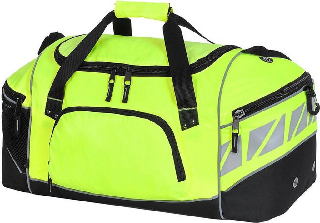 Shugon Daytona Universal Sporttasche / Reisetasche, 50 Liter BC1117 (Einheitsgröße) (Hi Vis Gelb/Schwarz)