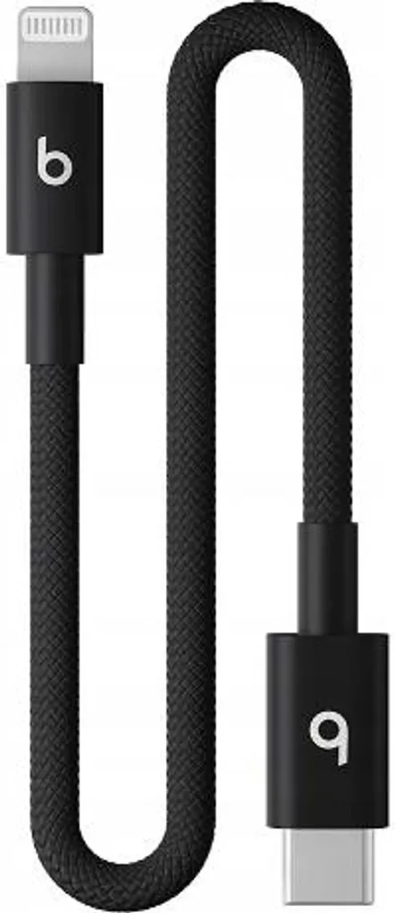 Câble Lightning USB-C Beats 20cm Noir Tressé : Fini les Câbles Cassés
