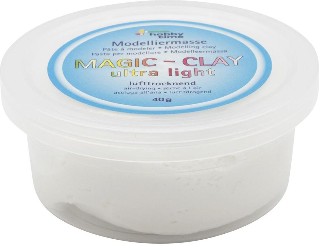 Glorex Magic-Clay weiß, 40 g Produktbild 