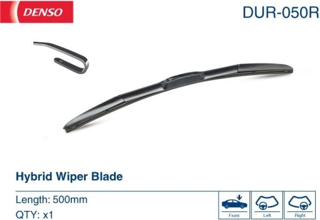 DENSO Wischblatt Beifahrerseitig Fahrerseitig Hinten DUR-050R