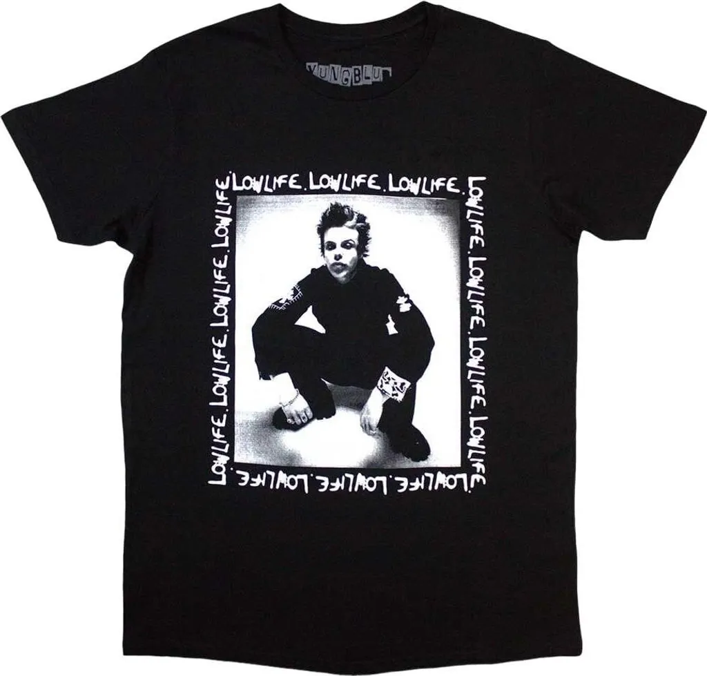 T-shirt Yungblud Low Life Noir M - Coton Durable qui ne Déteint Pas