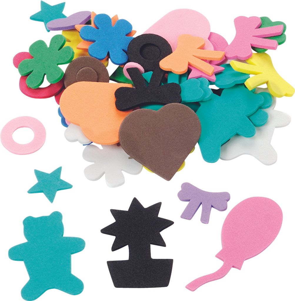 Moosgummi Creasoft Stanzteile 18 g VE=6x150 Stück