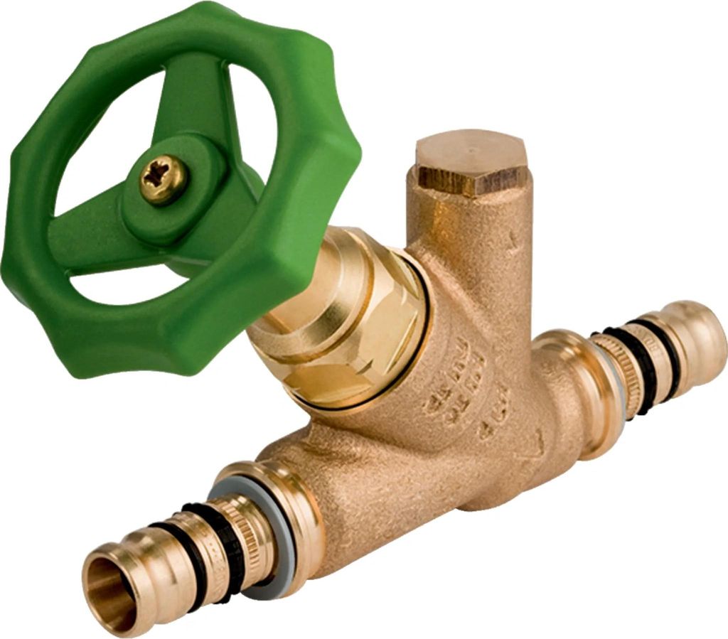 Geberit GE Mepla, Schrägsitz-Absperrventil, Rotguss, d32mm, Produktbild 