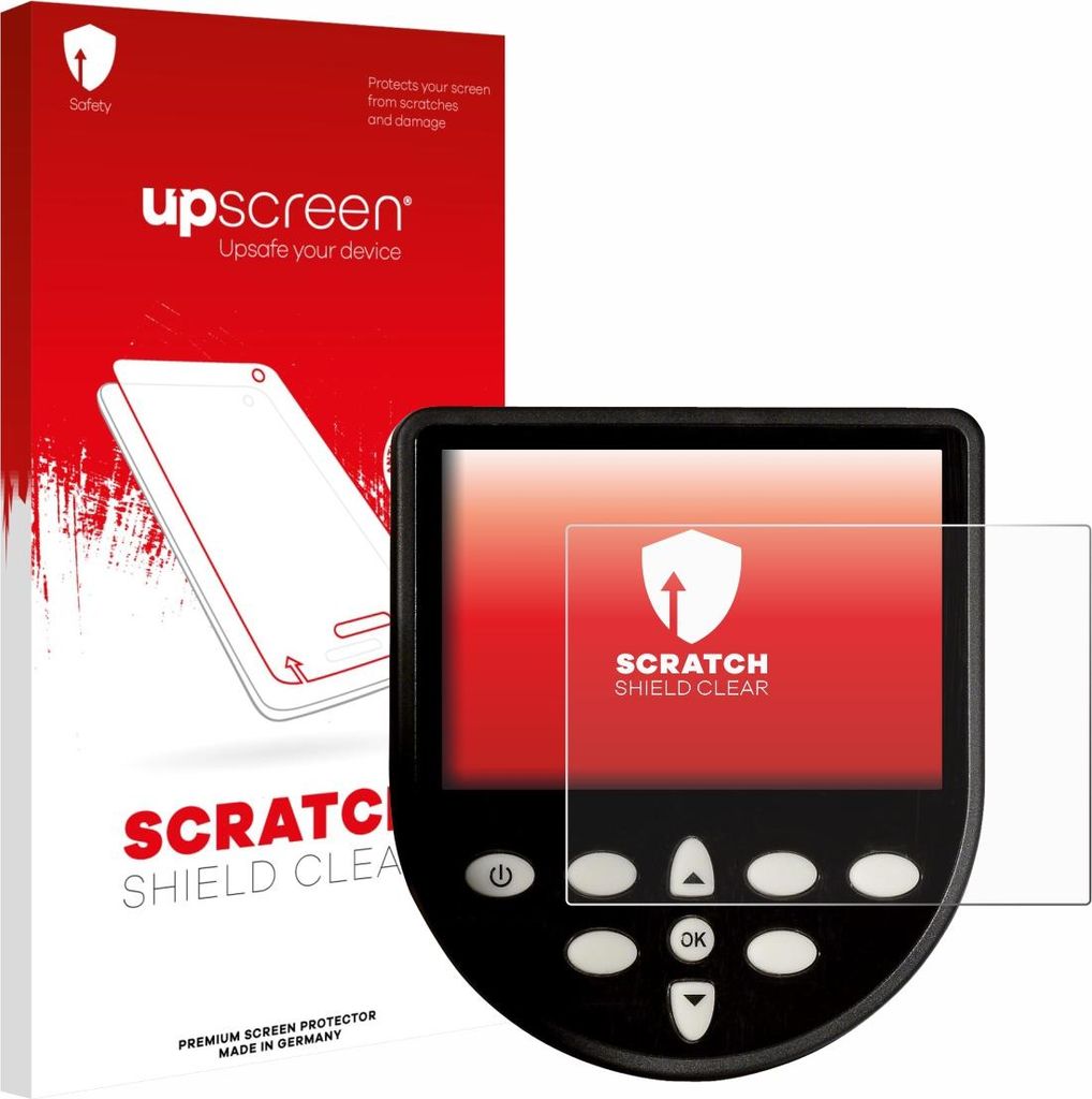 upscreen Schutzfolie für WaterRower Series 4 Monitor Displayschutz Displayschutzfolie Folie Klar Transparent