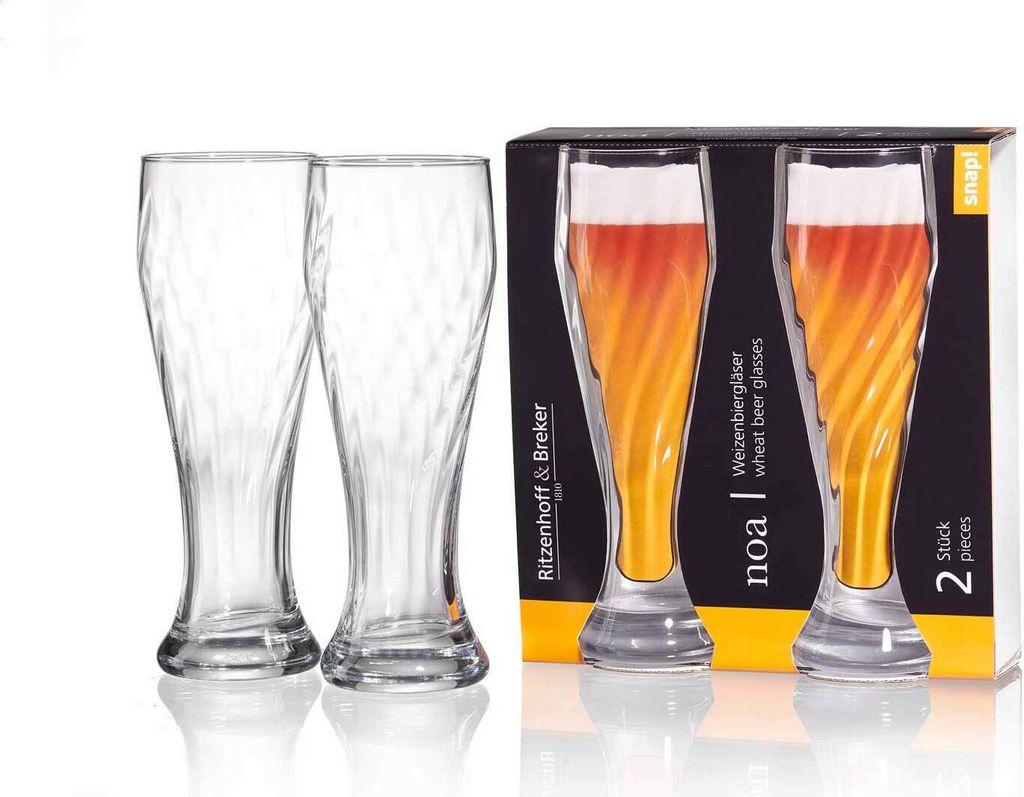 Ritzenhoff & Breker 812817 Weizenbierglas "NOA", 0,66 l Immagine del prodotto 