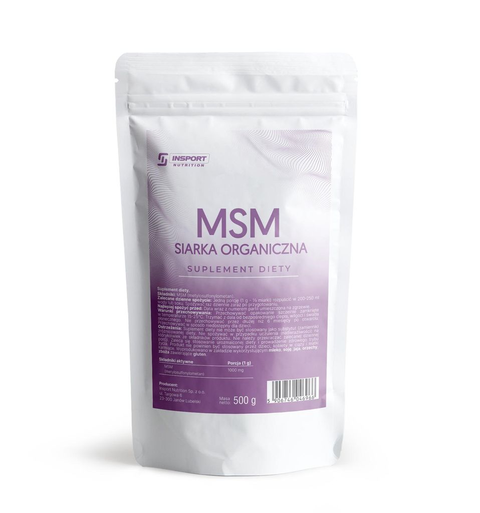 MSM 1000 mg Pulver 500 g Methylsulfonylmethan Reine Formel