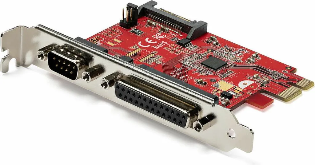 Carte PCI Startech PEX1S1P950 : 1 Port Série RS232 & 1 Parallèle DB25