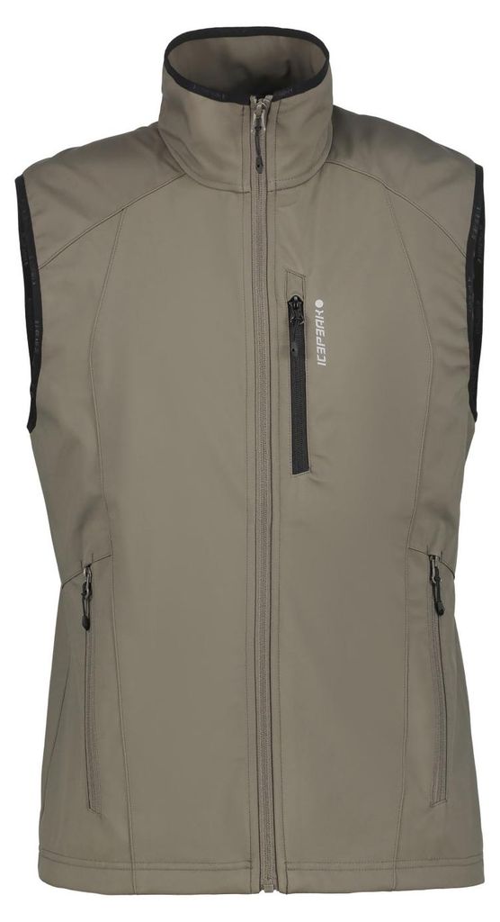 Icepeak Bogata Softshell Weste Herren, Farbe:Granit, Größe:58