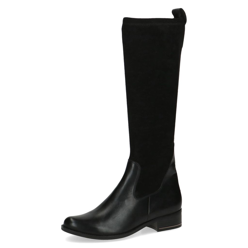 CAPRICE Stiefel Materialmix Leder/Textil schwarz G-Weite Produktbild 