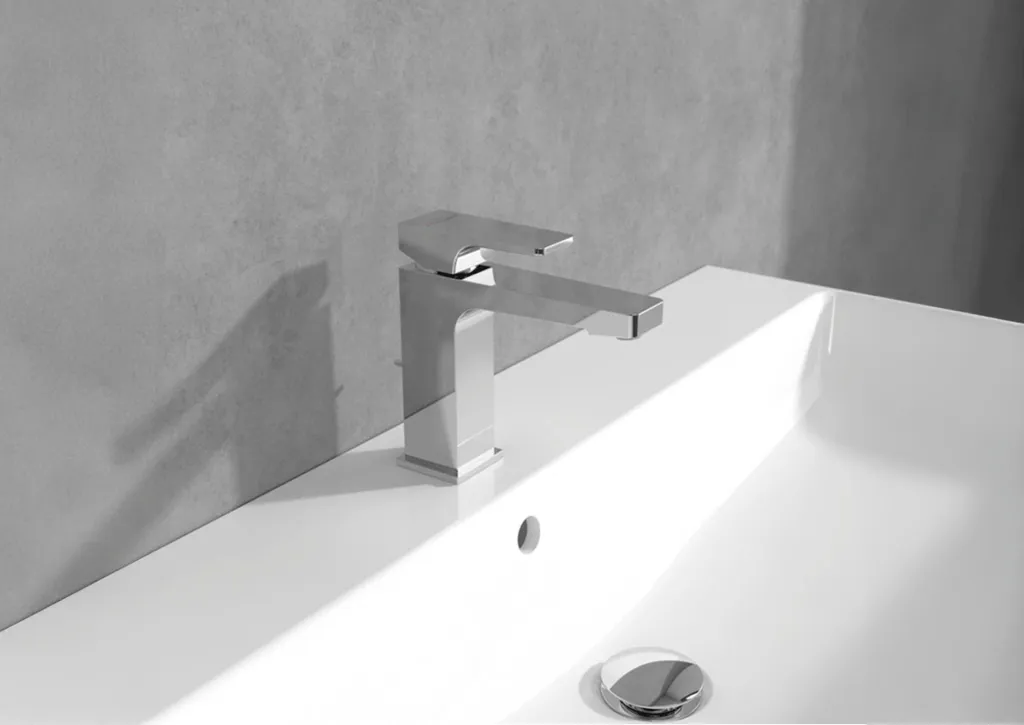 Villeroy & Boch Architectura Square chrome mitigeur lavabo tirette