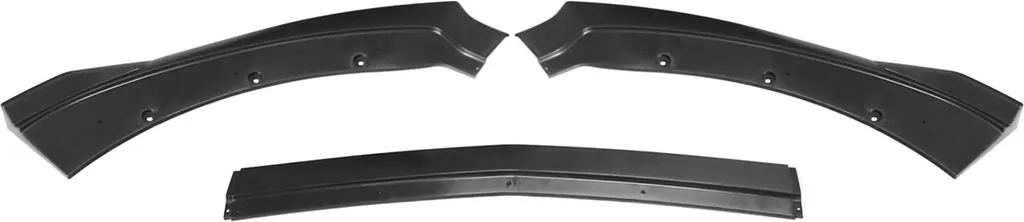 Splitter de Pare-chocs Avant Canard Noir Carbone pour Mustang 15-17