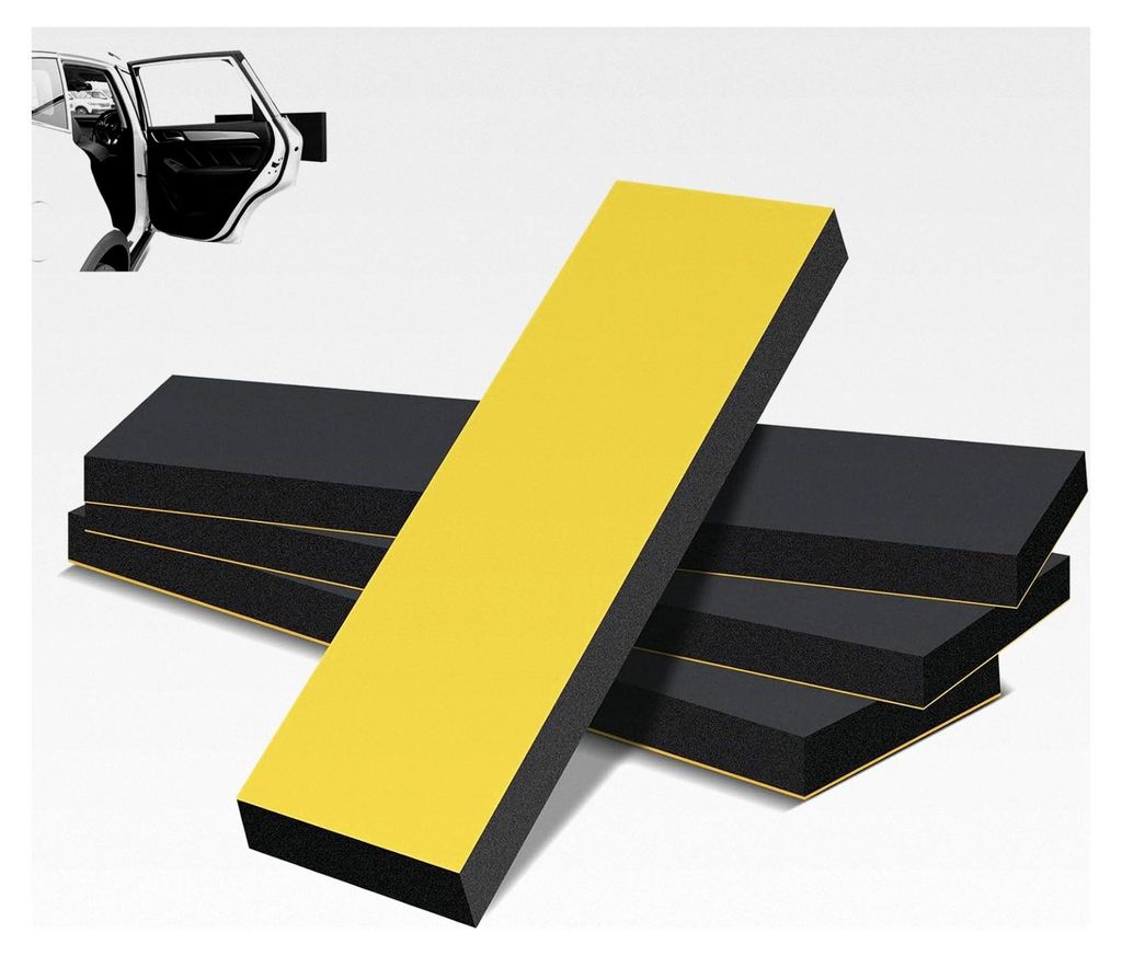 4 Stück Wandschutz für Garagen, 30x10 cm, Selbstklebend, 2 cm Extra Dick, Wasserabweisend, Anti-Kollisions- und Anti-Reibungsschutz für Garagenw...