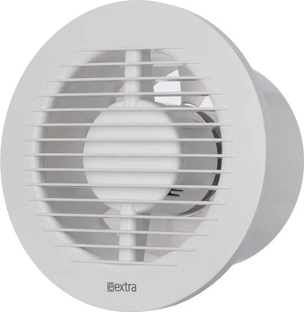 Ventilateur de salle de bains blanc silencieux Ø 125 mm extracteur d'air