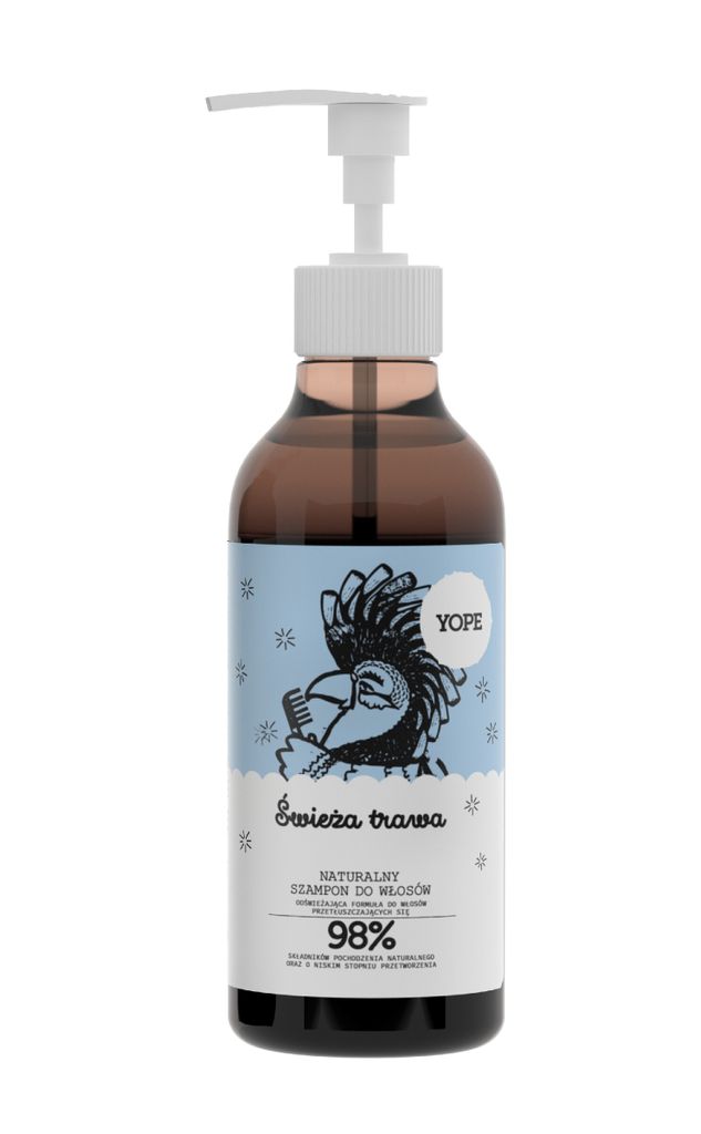 Yope Szampon do włosów Świeża Trawa, 300 ml Obrázok produktu 