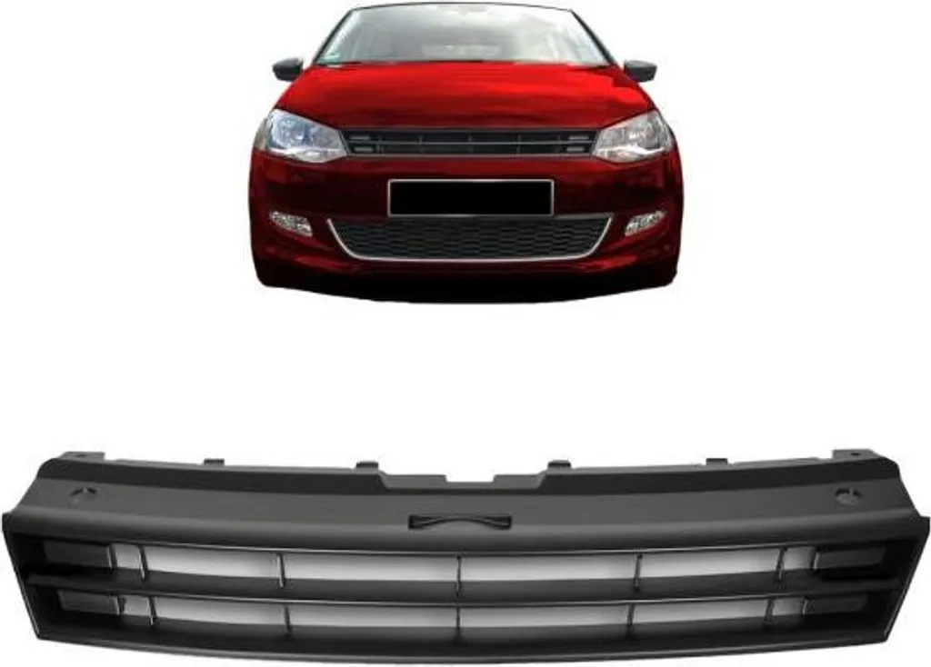 Calandre sport noire VW Polo V 6R GTI en ABS haute qualité durable