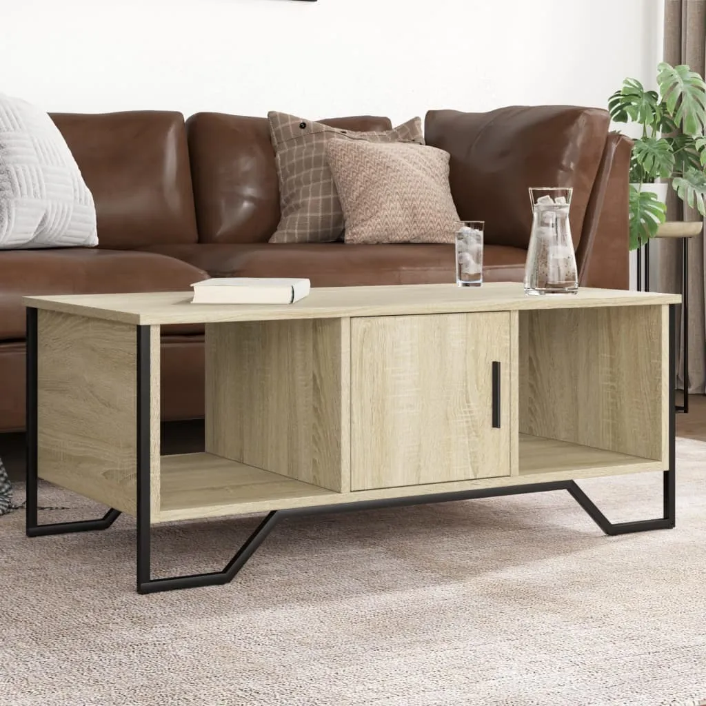 2025 tavolino cloris rovere Sonoma 100x51x40 cm materiale legno - Tavolini Sale8168912 1parcel