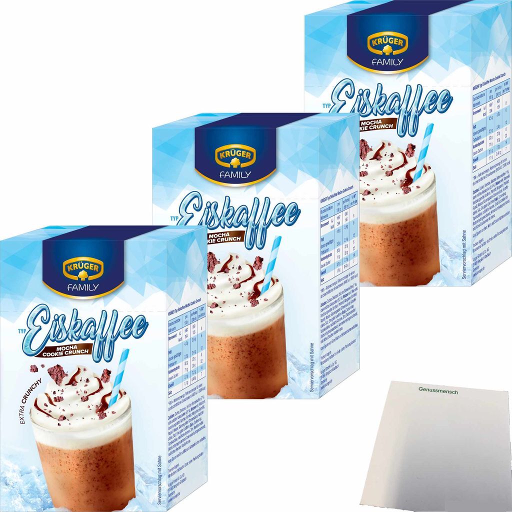 Krüger Eiskaffee Mocha Crunch 3er Pack (3x150g Packung) + Produktbild 