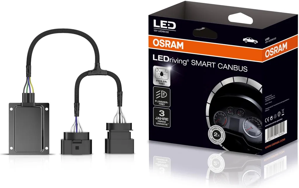 OSRAM LEDriving SC02 Smart Canbus H7: Decodificatore LED Professionale