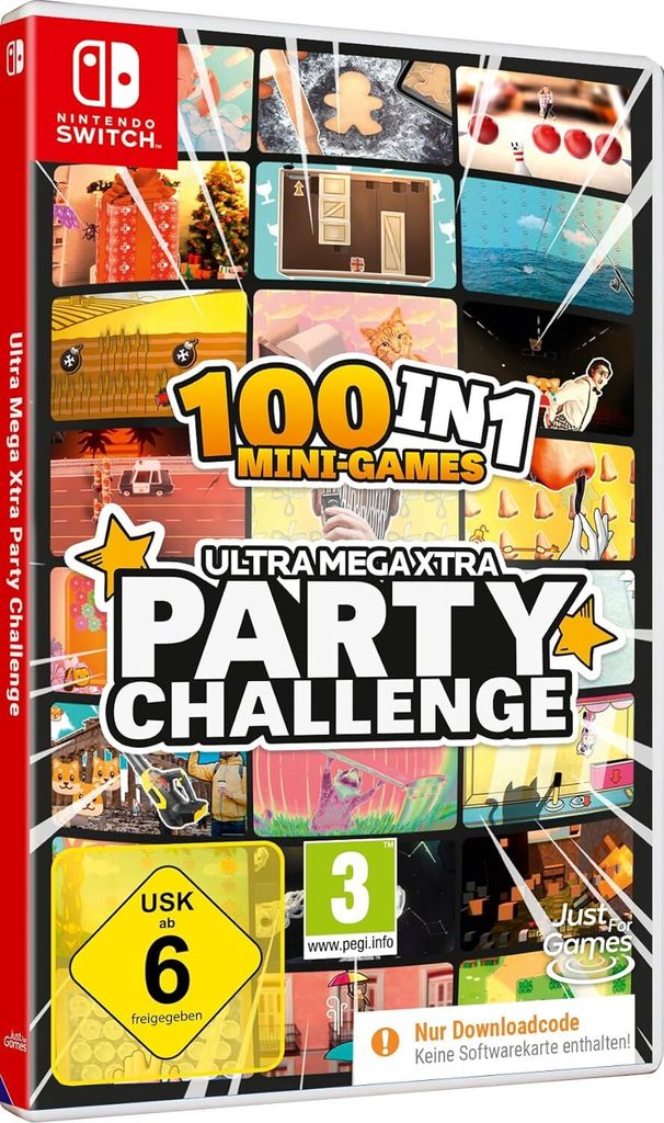 100 in 1 MiniGames - Ultra Party Challenge - Party Spiele für die ganze Familie und Freunde für Nintendo Switch